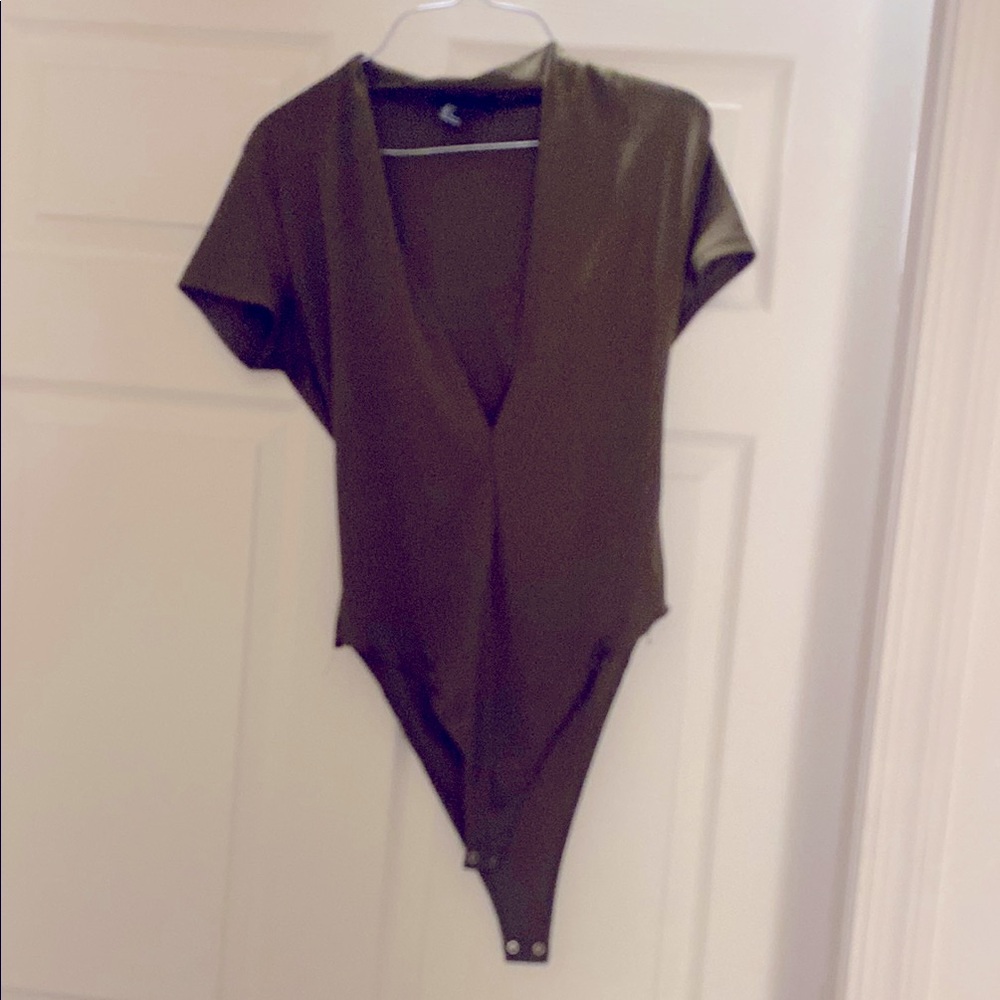 Olive Green Bodysuit